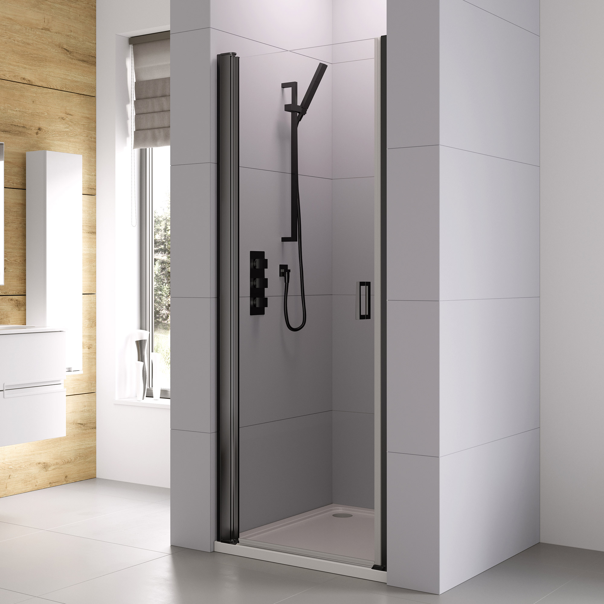 Haven 6 Frameless Pivot Door