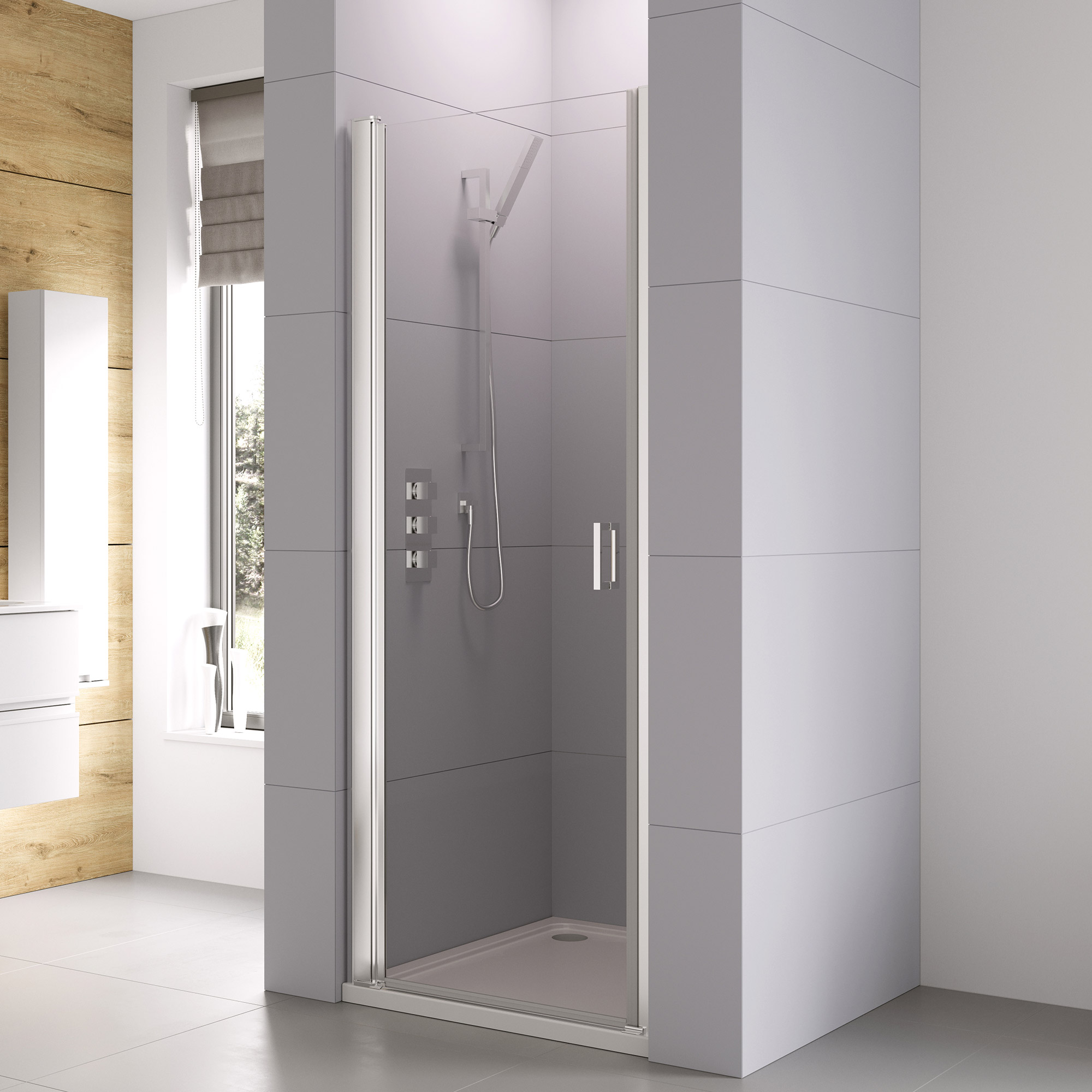 Haven 6 Frameless Pivot Door