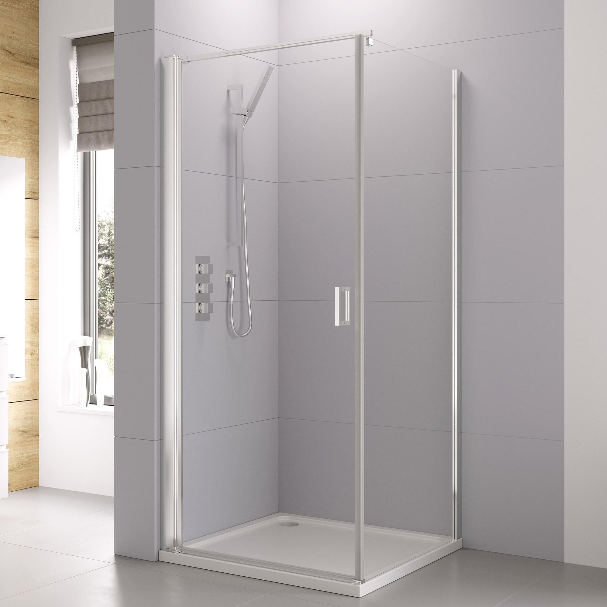 Haven 6 Frameless Pivot Door