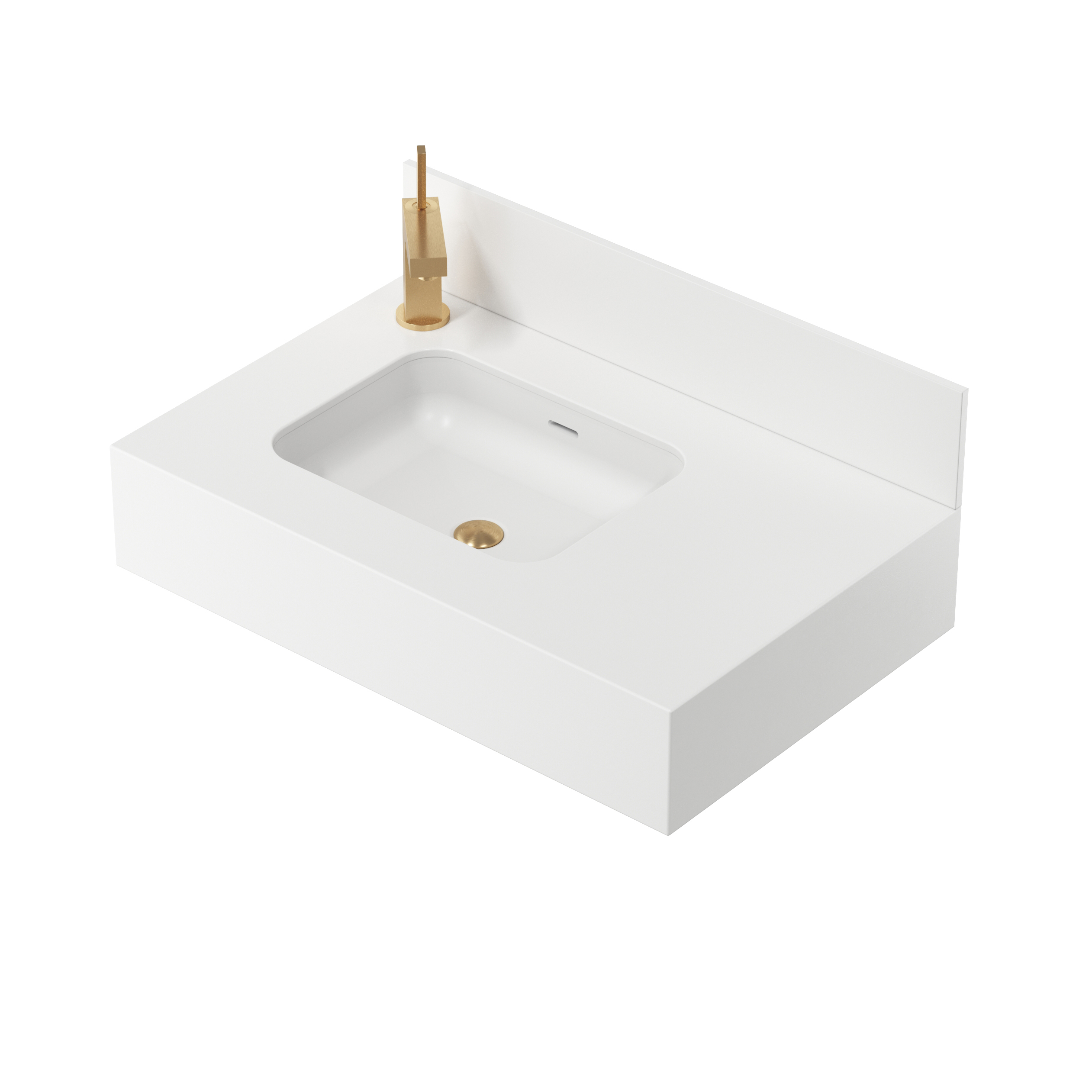 Basin Unit Design Rectangle Basin Vanity Units