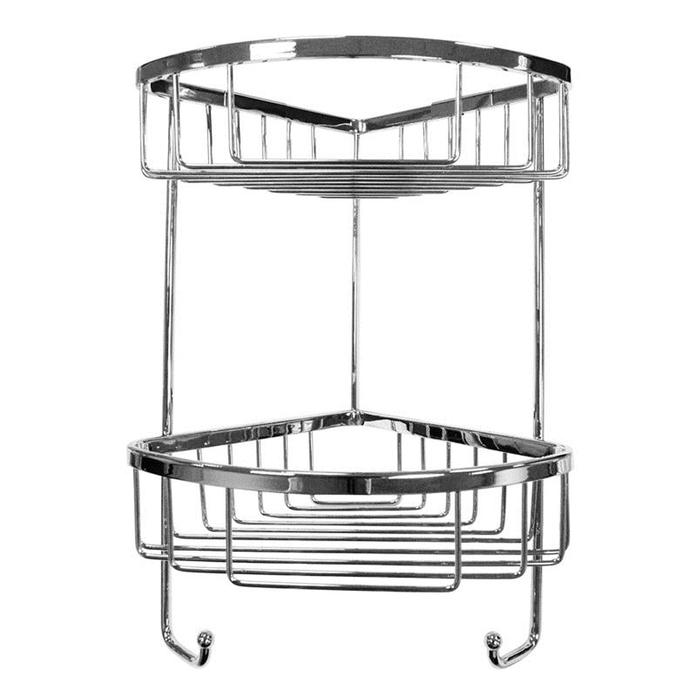 Double Corner Basket with Hooks
