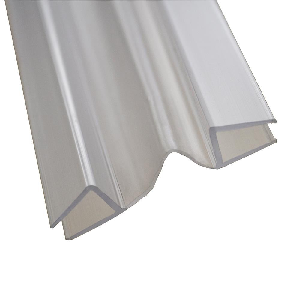 Glass to Glass 6mm Door Flipper Seal 1900mm